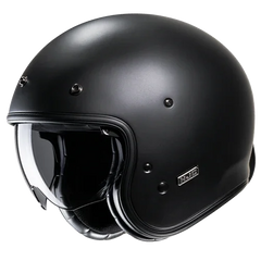 Casco Jet Vintage HJC V31 Semi Flat Nero