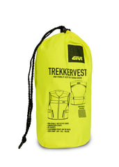 Givi VEST02 Trekker, un gilet alta visibilità giallo fluo. Design ergonomico e bande riflettenti.