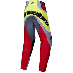 Pantaloni Motocross Bambino Alpinestars Youth Racer Melt Rosso Grigio