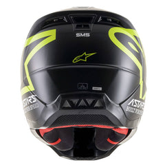 Casco Cross Alpinestars SM5 Compass Nero Giallo Fluo