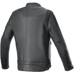 Giubbotto Moto Pelle Alpinestars DYNO Nero Rosso Ecru