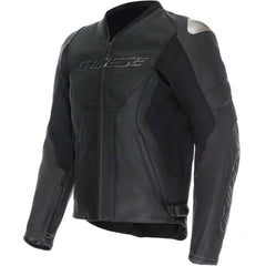 Giacca Moto in Pelle Traforata Donna Dainese Racing 5 Perf WMN Nero