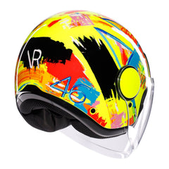 Casco Moto Jet ETERES AGV E2206 Rossi Winter Test 2019