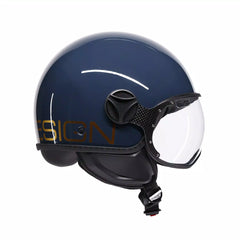 Casco Moto Jet Momodesign FGTR Classic Flip Oro / Ottone