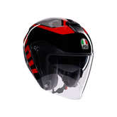 Casco Moto Jet Irides AGV E2206 Zurigo Matt Black/Grey