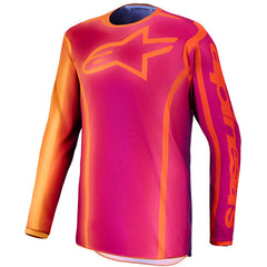 Maglia Cross Alpinestars FLUID KEPLER Viola Arancio