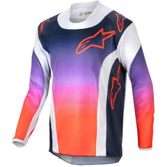 Maglia Motocross Bambino Alpinestars Youth Racer Hoen Grigio Arancione