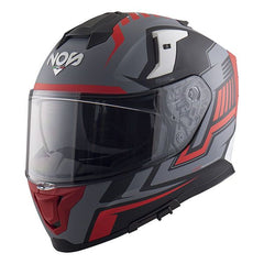 Casco Moto Integrale Nos NS-10 - Sonic Red Matt