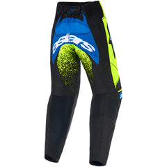Pantaloni Motocross Bambino Alpinestars Kids Racer Nomur Blu Giallo Fluo