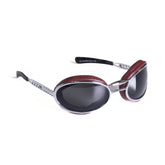 Occhiali Moto Vintage Baruffaldi Sfericum Pad Rosso Imperiale