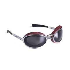 Occhiali Moto Vintage Baruffaldi Sfericum Pad Rosso Imperiale