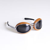Occhiali Moto Vintage Baruffaldi Sfericum Pad Cuoio
