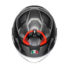 Casco Moto Jet Irides AGV E2206 Zurigo Matt Black/Grey