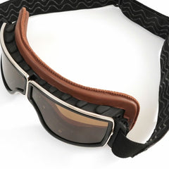 Maschera Moto Vintage Baruffaldi JTT Classic Chocolate Roviex