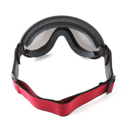 Maschera Moto Café Racer Baruffaldi Etruria Orange Specchiata