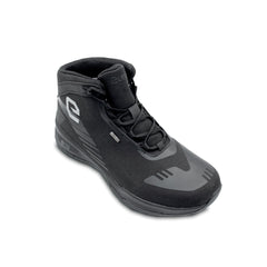 ELEVEIT MOTOBOOTS - TOWN WP, scarpe moto impermeabili in pelle nera. Design urbano e comfort.