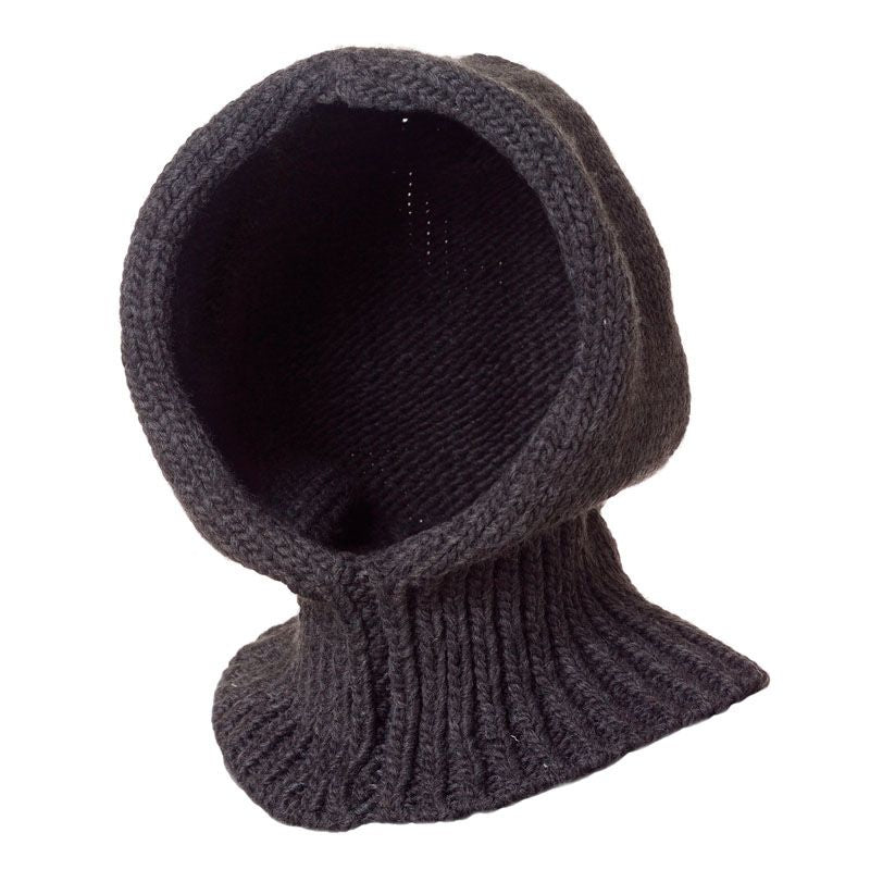 Cappuccio hood & snood termico in maglia