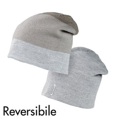 Cappello reversibile, con doppio stile d'uso: oversize o con risvolto