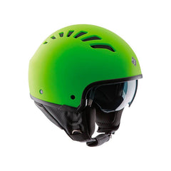 Casco demi-jet in policarbonato, con visiera parasole e ventilazione D ynamic Flow