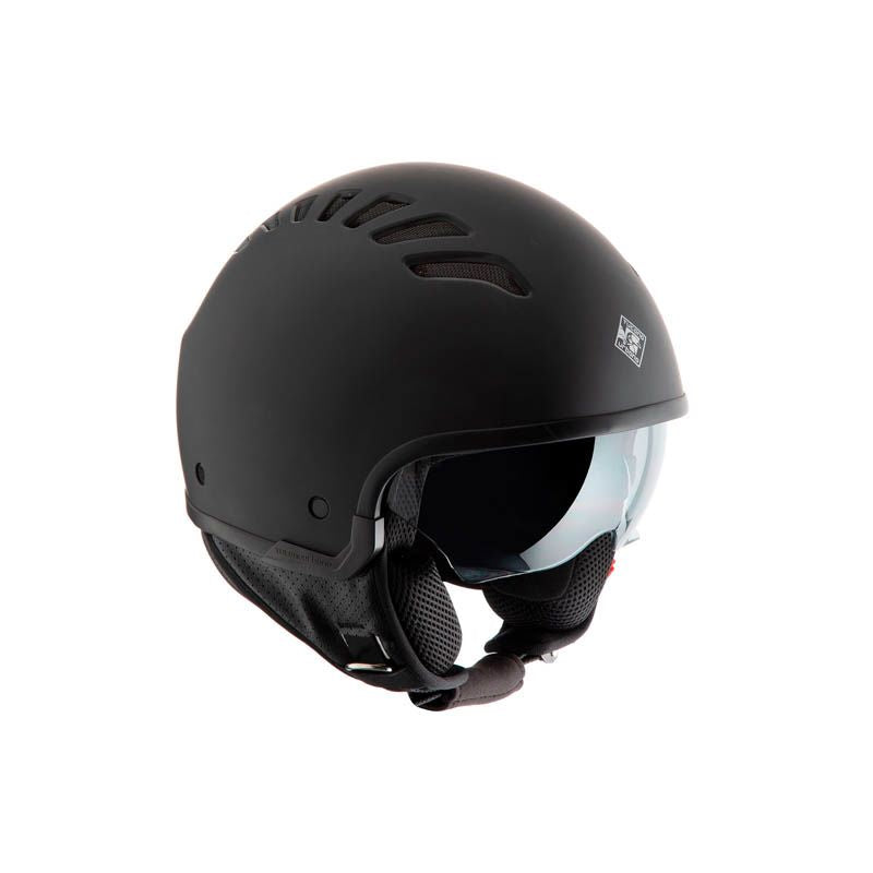 Casco demi-jet in policarbonato, con visiera parasole e ventilazione D ynamic Flow