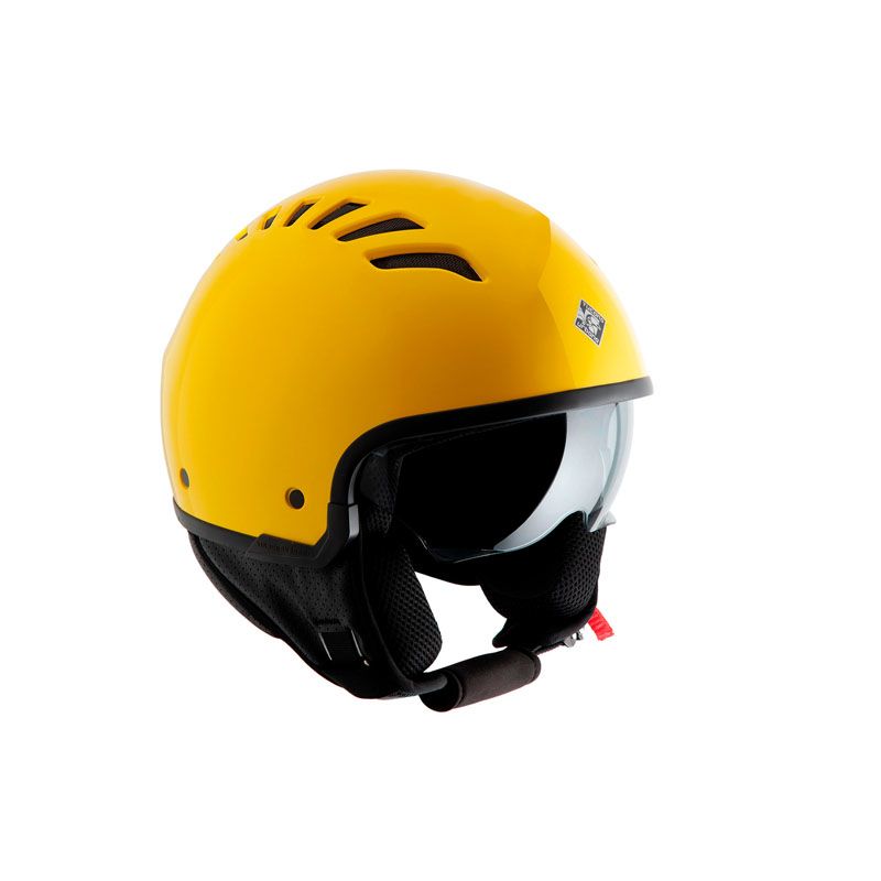 Casco demi-jet in policarbonato, con visiera parasole e ventilazione D ynamic Flow