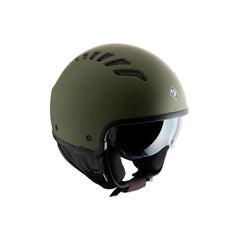 Casco demi-jet in policarbonato, con visiera parasole e ventilazione D ynamic Flow