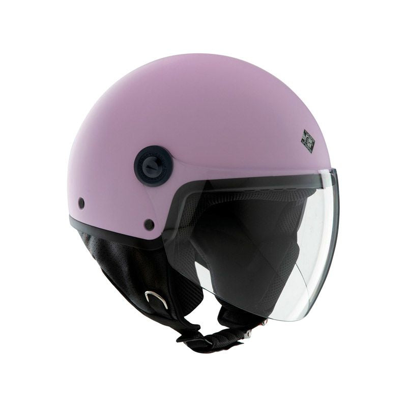 Casco demi-jet in policarbonato, omologato ECE 22.06