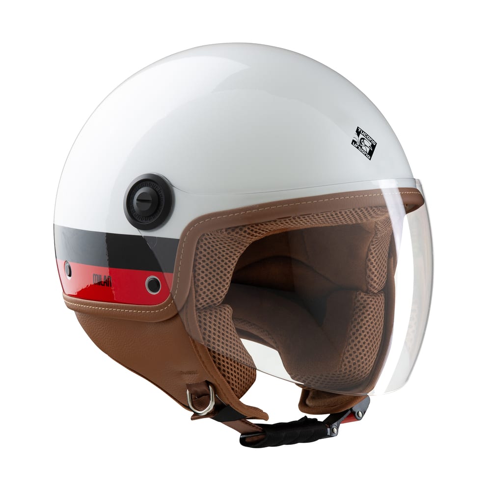 Casco EL'JETTIN AC MILAN Devil Pearl White
