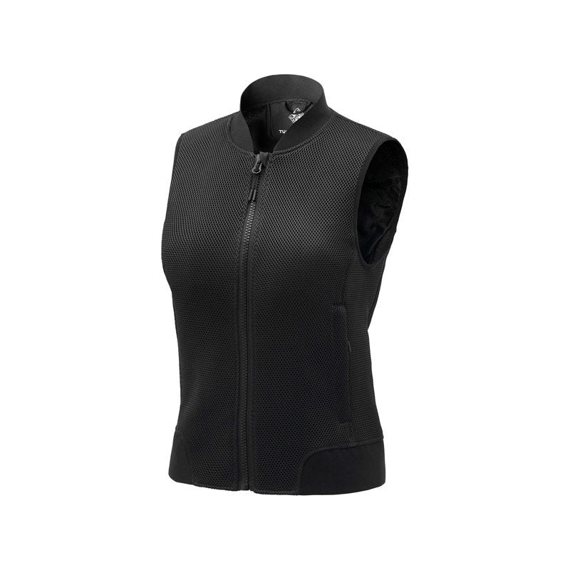 Gilet femminile in rete con paraschiena integrato, certificato CE - Cl asse C (oversuit)