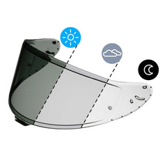 Visiera Auto-Oscurante per NXR 2 Shoei CWR-F2 Fotocromatica