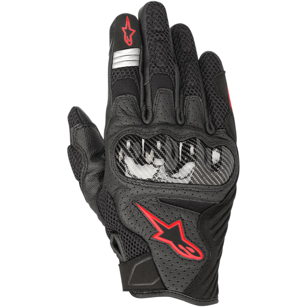 Alpinestars - Guanti Guanti SMX-1 Air V2 - Nero Rosso Fluo