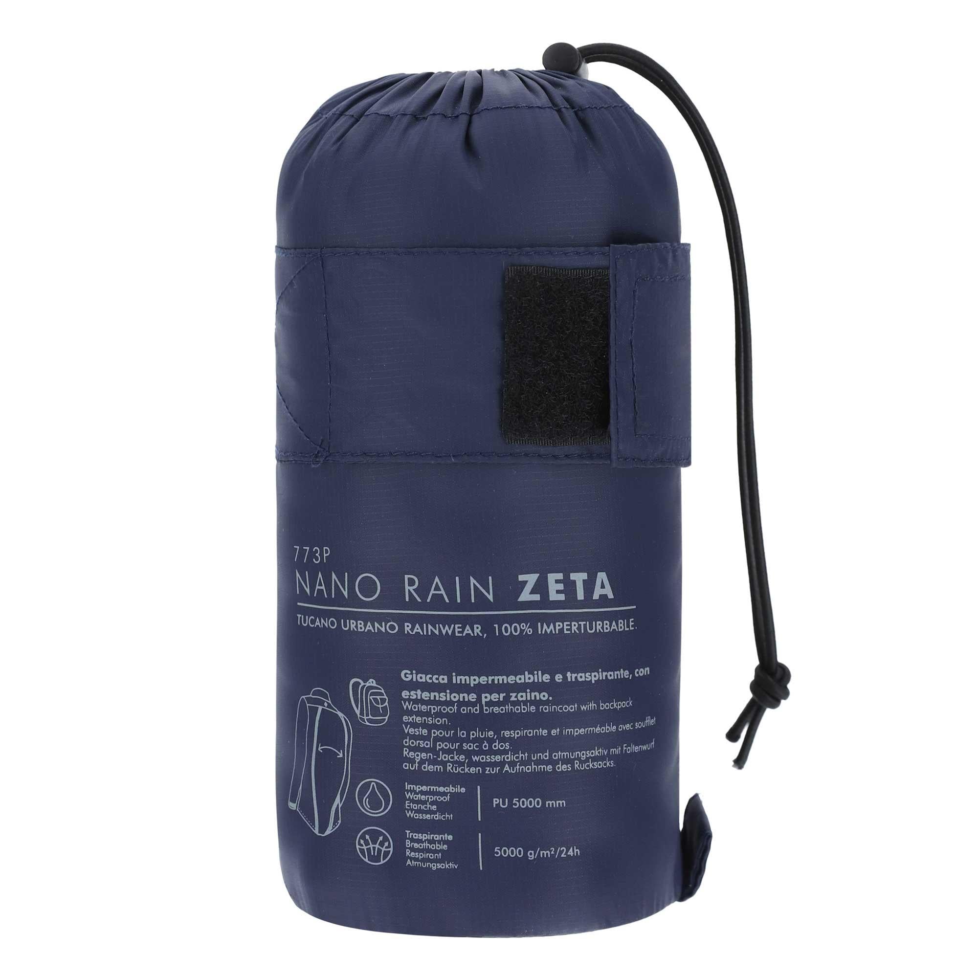 Tucano Urbano - Giacca NANO RAIN ZETA HYDROSCUD® Blu Scuro