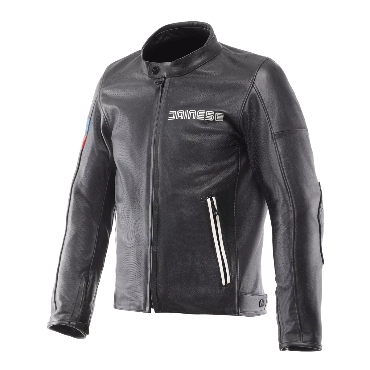 Giacca Moto Estiva in Pelle Perforata Dainese Leggenda Perf. Leather Jacket