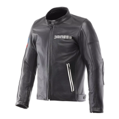 Giacca Moto Estiva in Pelle Perforata Dainese Leggenda Perf. Leather Jacket