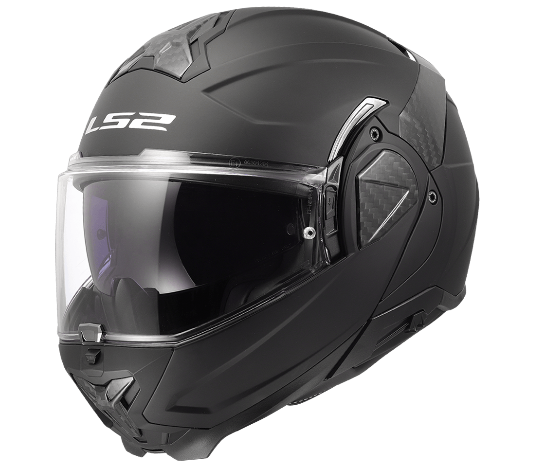 LS2 FF910 Advant II – Casco Moto Convertibile KPA – Nero Opaco