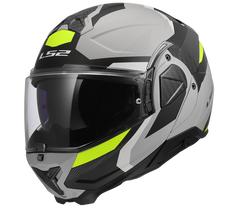 LS2 FF910 Advant II – Casco Moto Convertibile KPA – TRIPLE LIGHT GREY
