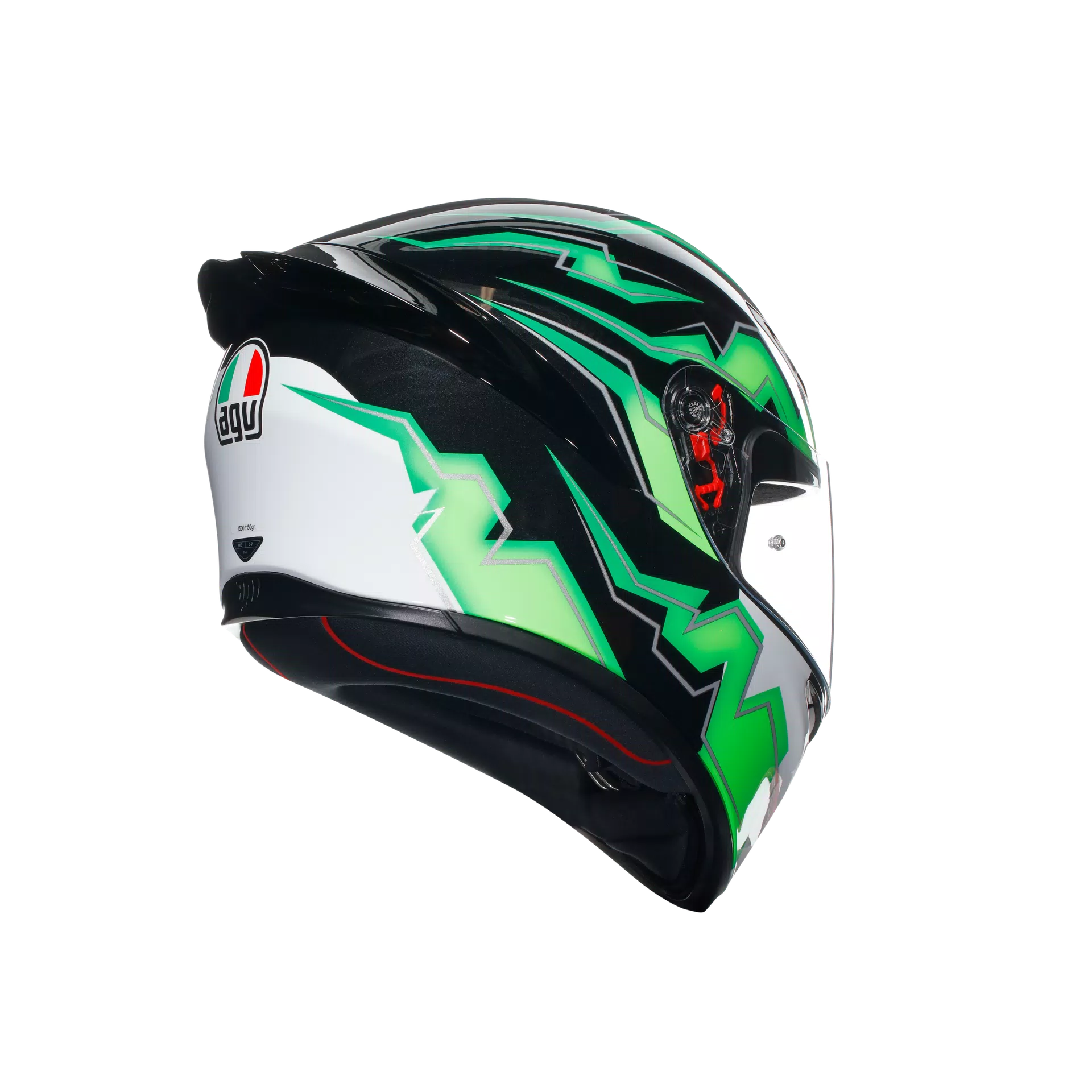 Casco Moto Integrale AGV K1 S KRIPTON BLACK/GREEN