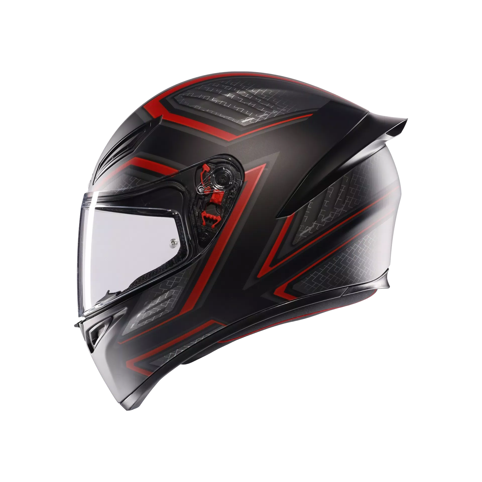 Casco Moto Touring Adventure AGV K1 S SLING MATT BLACK/ RED