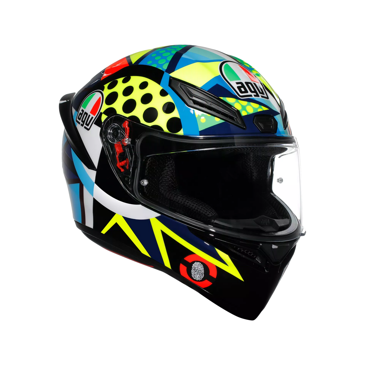 Casco Integrale MotoGP Racing Sportivo AGV K1 S trs Rossi Winter Test 2020