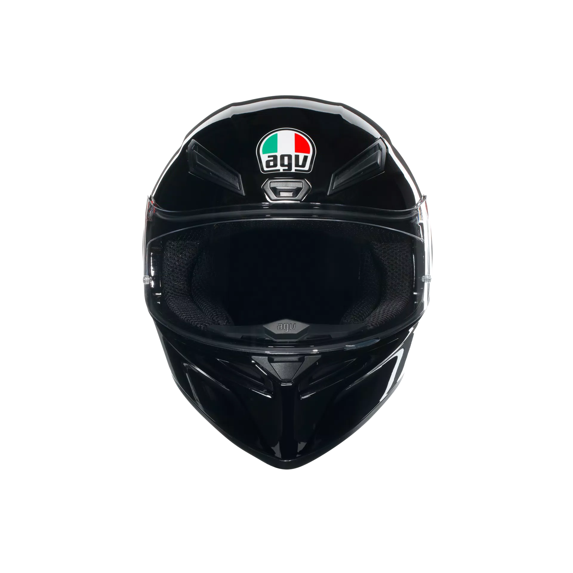 Casco Moto Integrale K1 S AGV BLACK Lucido