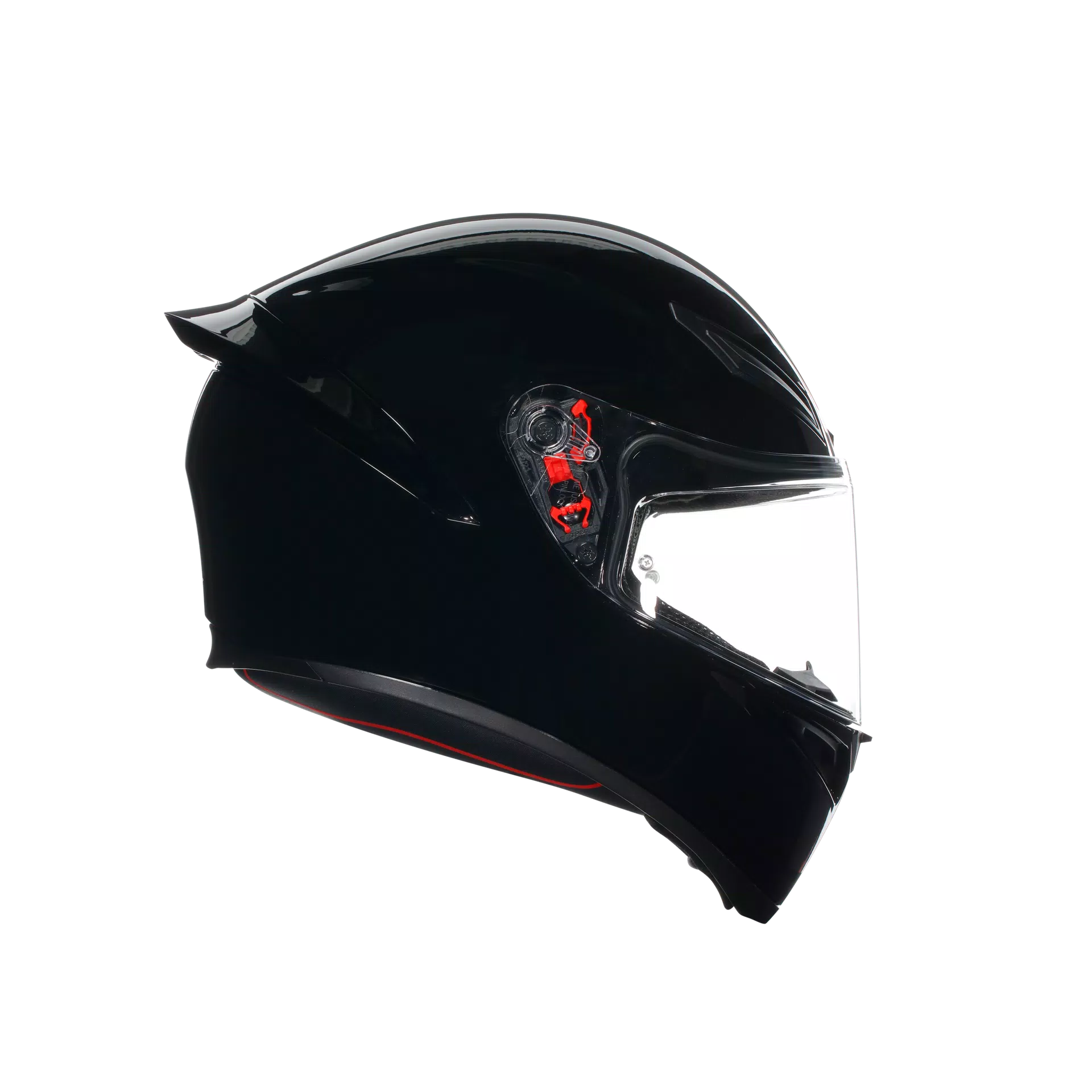 Casco Moto Integrale K1 S AGV BLACK Lucido