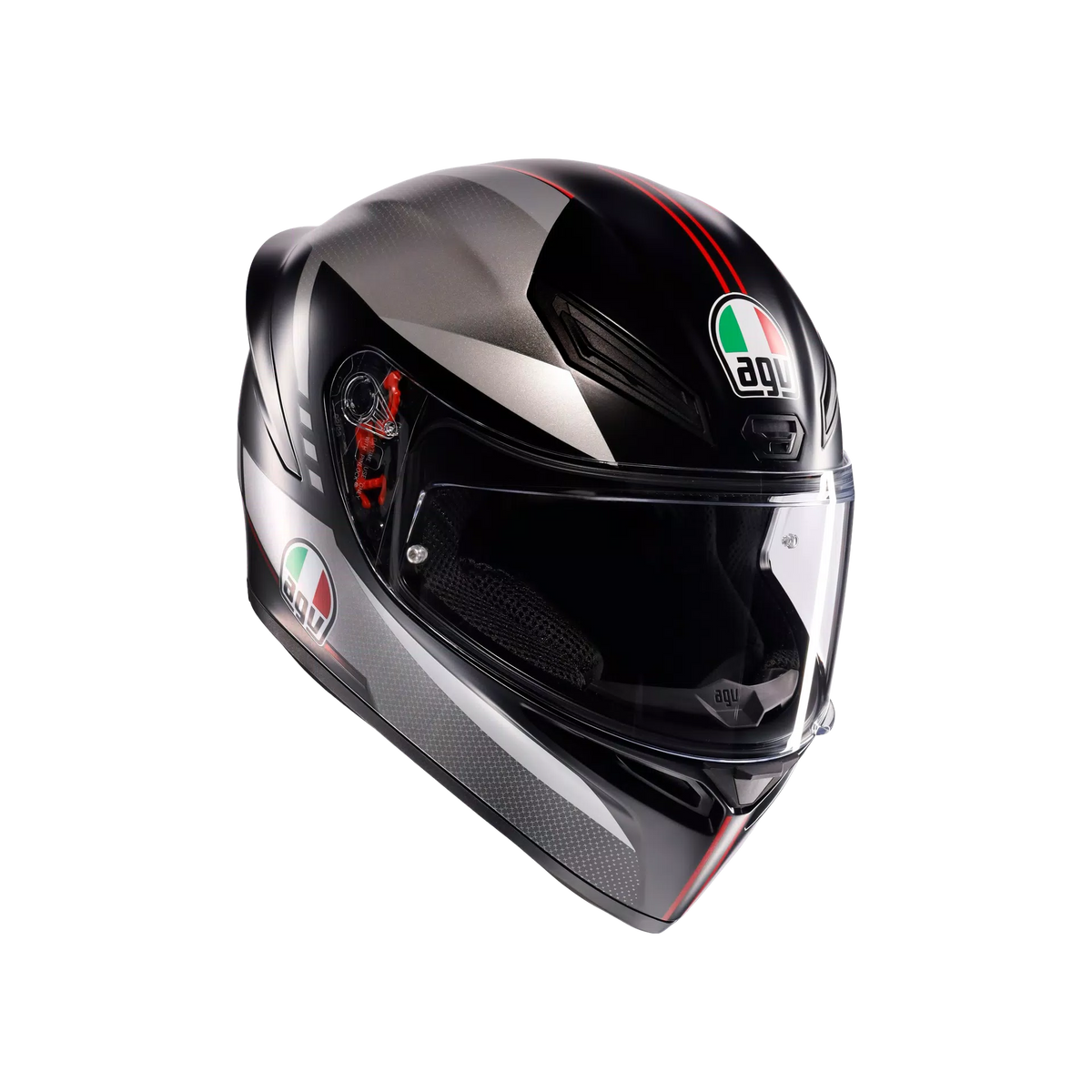 Casco Integrale Racing MotoGP AGV K1 S Lap Matt Black/Grey/Red