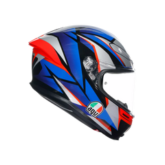 Casco Integrale AGV K6 S MPLK Slashcut Black/Blue/Red