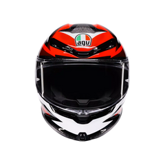Casco integrale Sportivo Ultra Leggero AGV K6 S MPLK trs Braven Black/Red/White