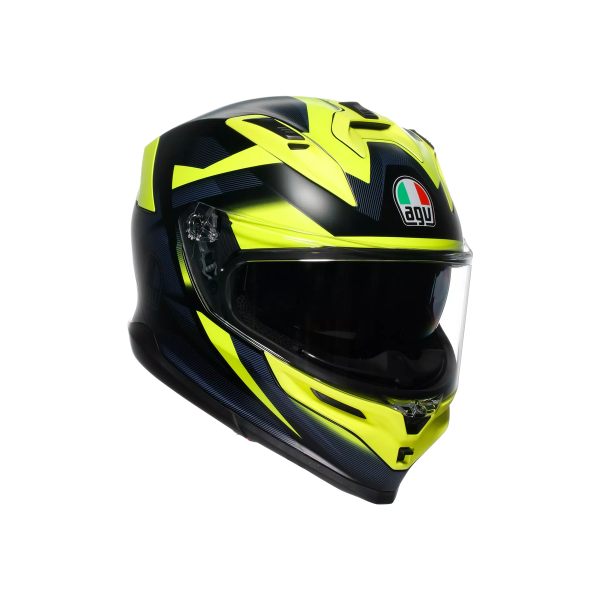 Casco integrale Sport Touring AGV K7 MPLK Glimpse Matt Black/Yellow
