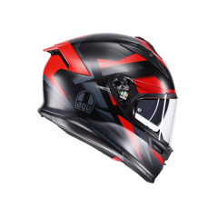 Casco Integrale AGV K7 MPLK trs Glimpse Matt Black/Red