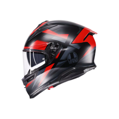 Casco Integrale AGV K7 MPLK trs Glimpse Matt Black/Red