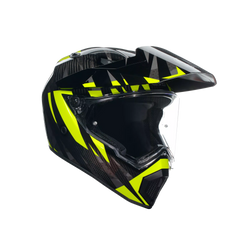 Casco integrale Touring AGV AX9 MPLK Steppa Carbon/Grey/Yellow