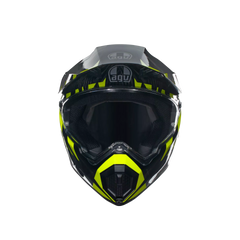 Casco integrale Touring AGV AX9 MPLK Steppa Carbon/Grey/Yellow