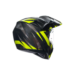 Casco integrale Touring AGV AX9 MPLK Steppa Carbon/Grey/Yellow